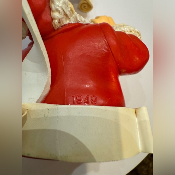 Vintage 1949 Coca Cola Collectable Santa Claus Ornament - Picture 7 of 8